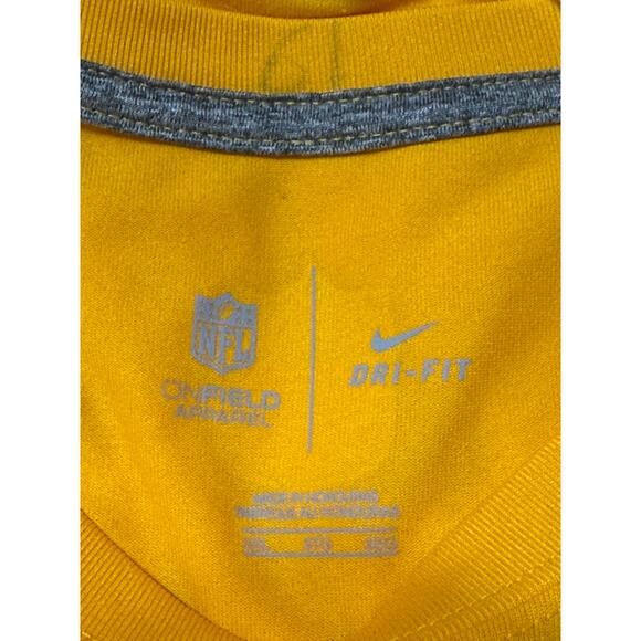 Men's Pittsburgh Steelers Nike Legend Jock Tag Gold T-Shirt Size, 3XL - Picture 4 of 7